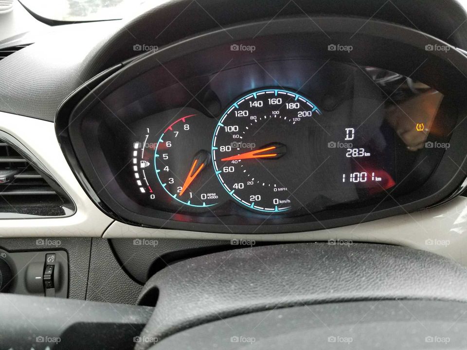 Dashboard Speedometer Odometer