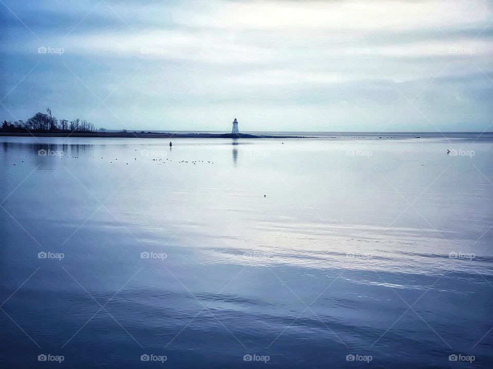 Lighthouse in the harbour 