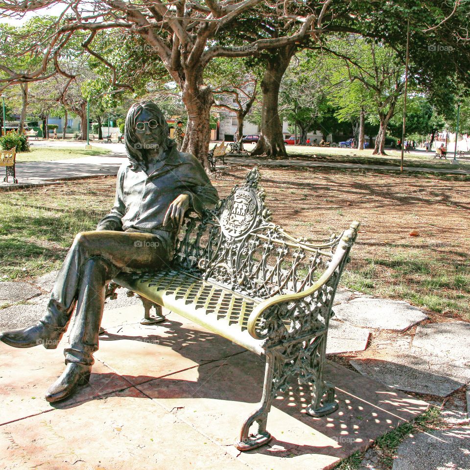 John Lennon park in Havana 