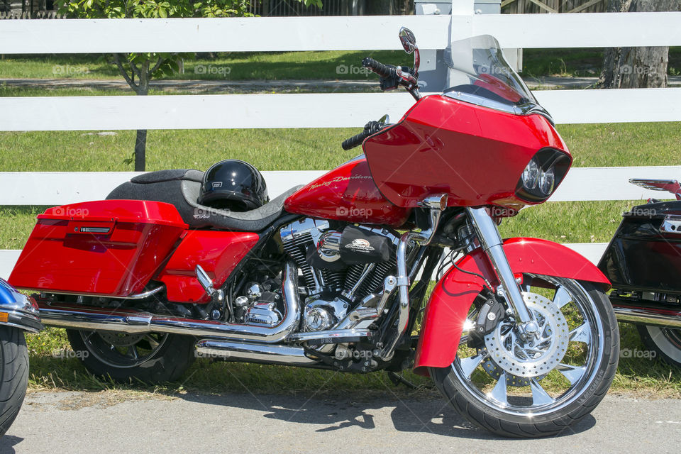 motorcycle at the run. funday sunday 