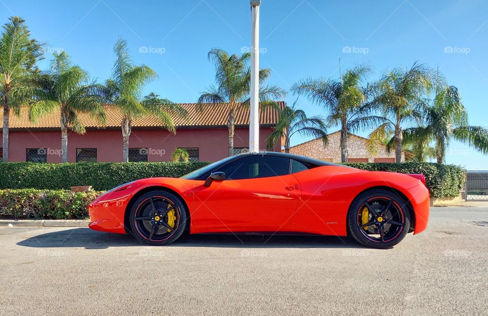 Red Ferrari