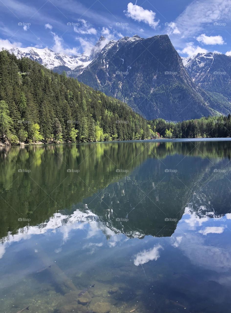 Beautiful Mountain Lake , Austria Alp