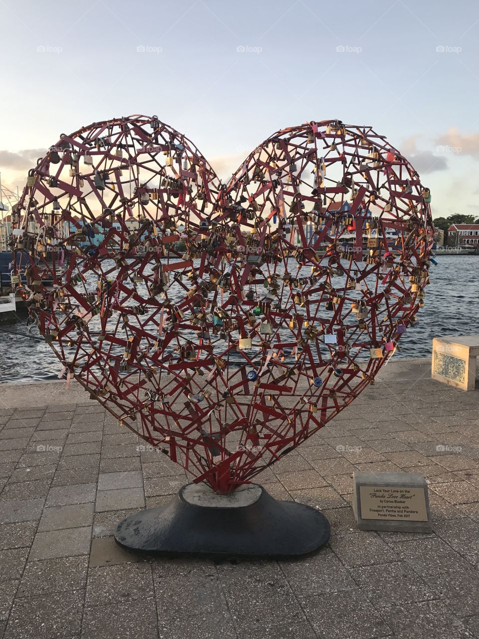 Locks of Love. Curacao. Vacation 