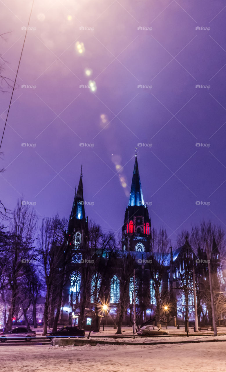 St. Olga and Elizabeth cathedral in Lviv city