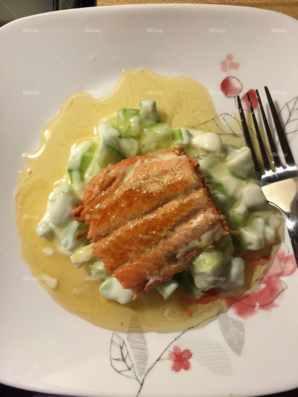 Salmon dish