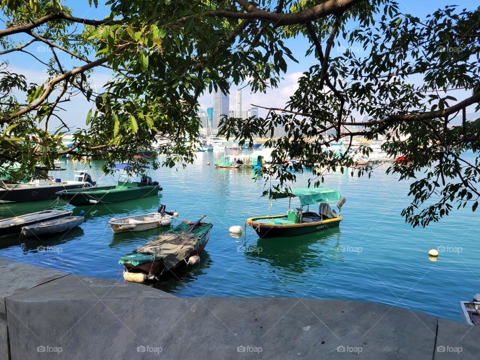 Hong Kong old typhoon shelter