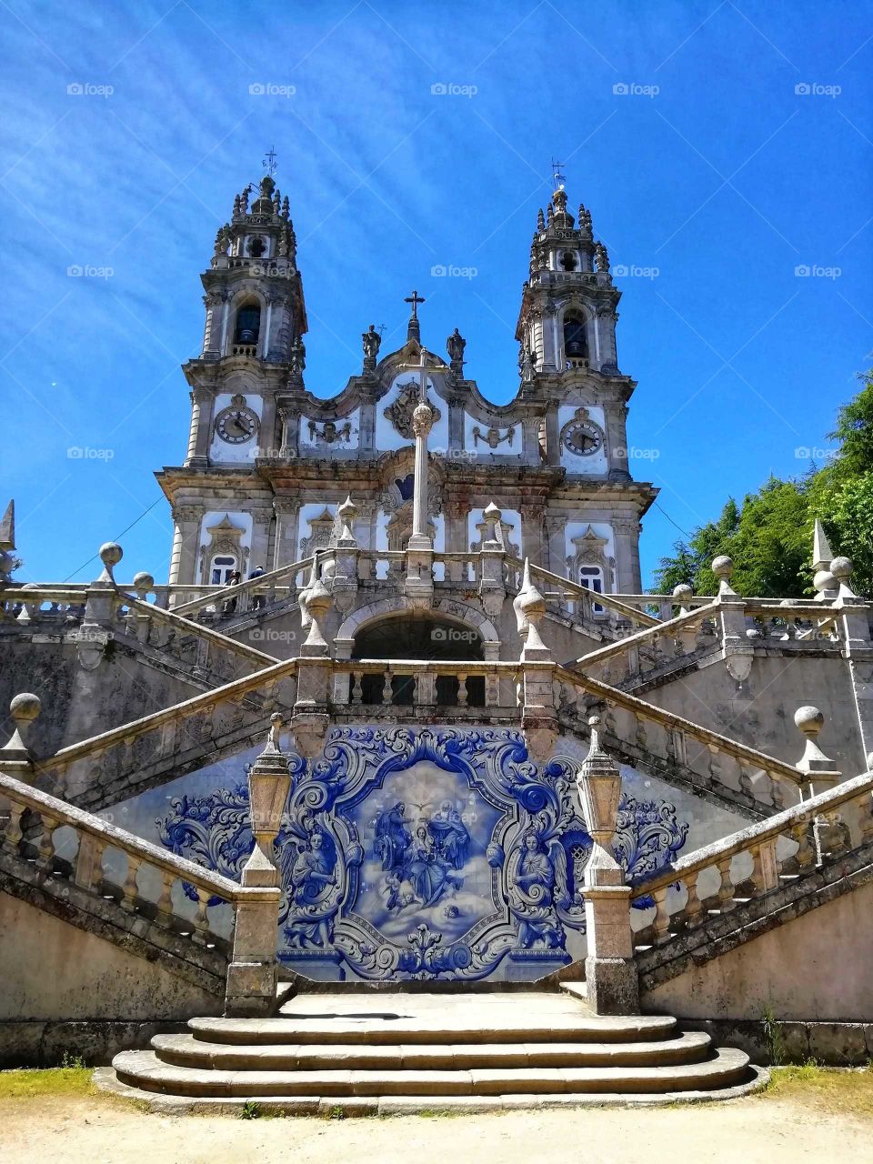 Santuário de Nossa Senhora dos Remédios in Lamego, Portugal