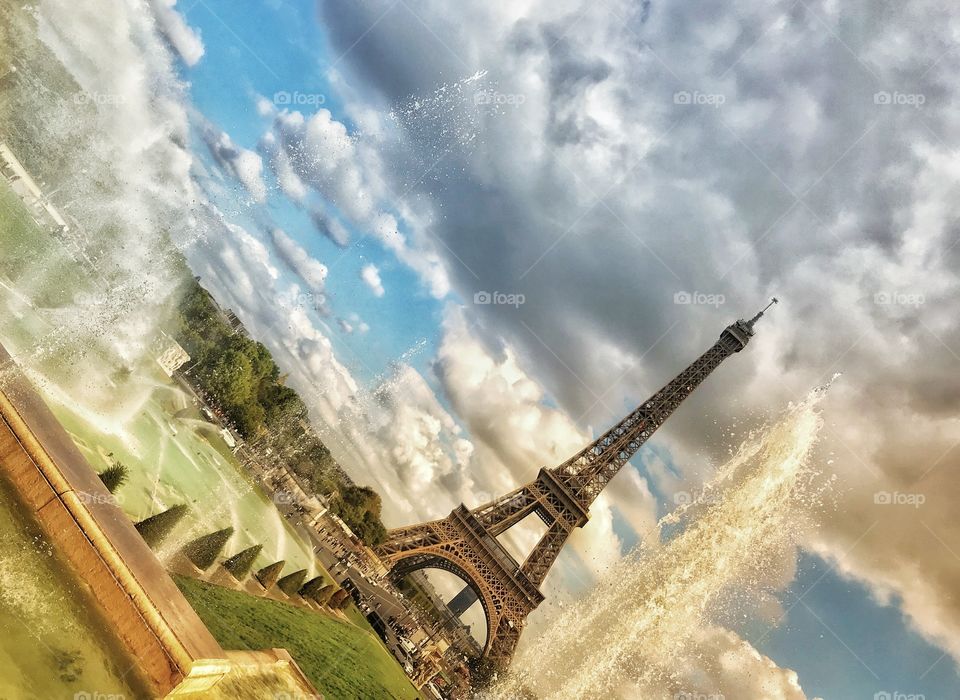 Paris France Eiffel tower 