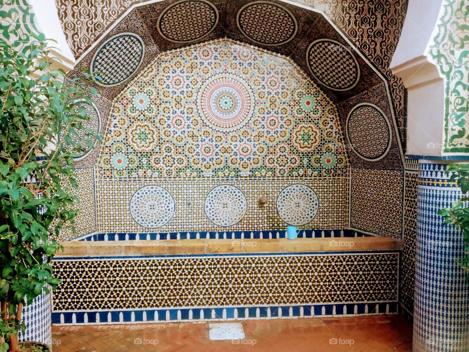 Amazing Moroccan style fountain