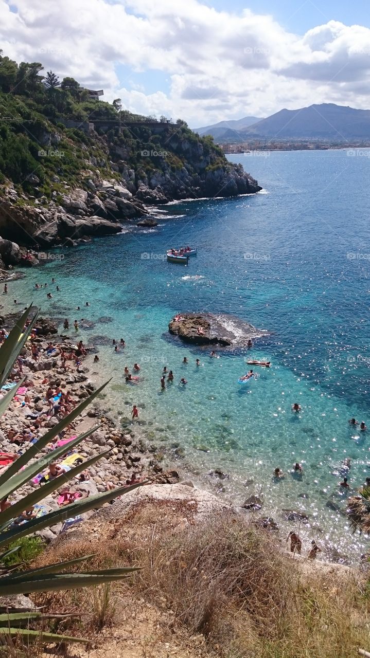 Sicilian beach