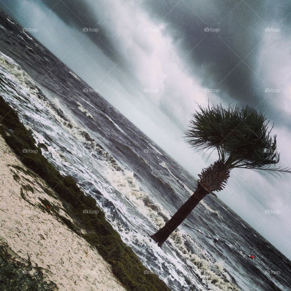 Tropical Storm Andrea. Taken in Cedar Key, Florida during a tropical storm