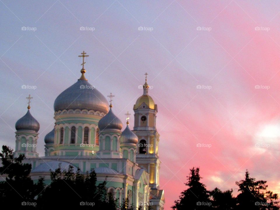 temple, church, orthodoxy, crosses, domes, Russia