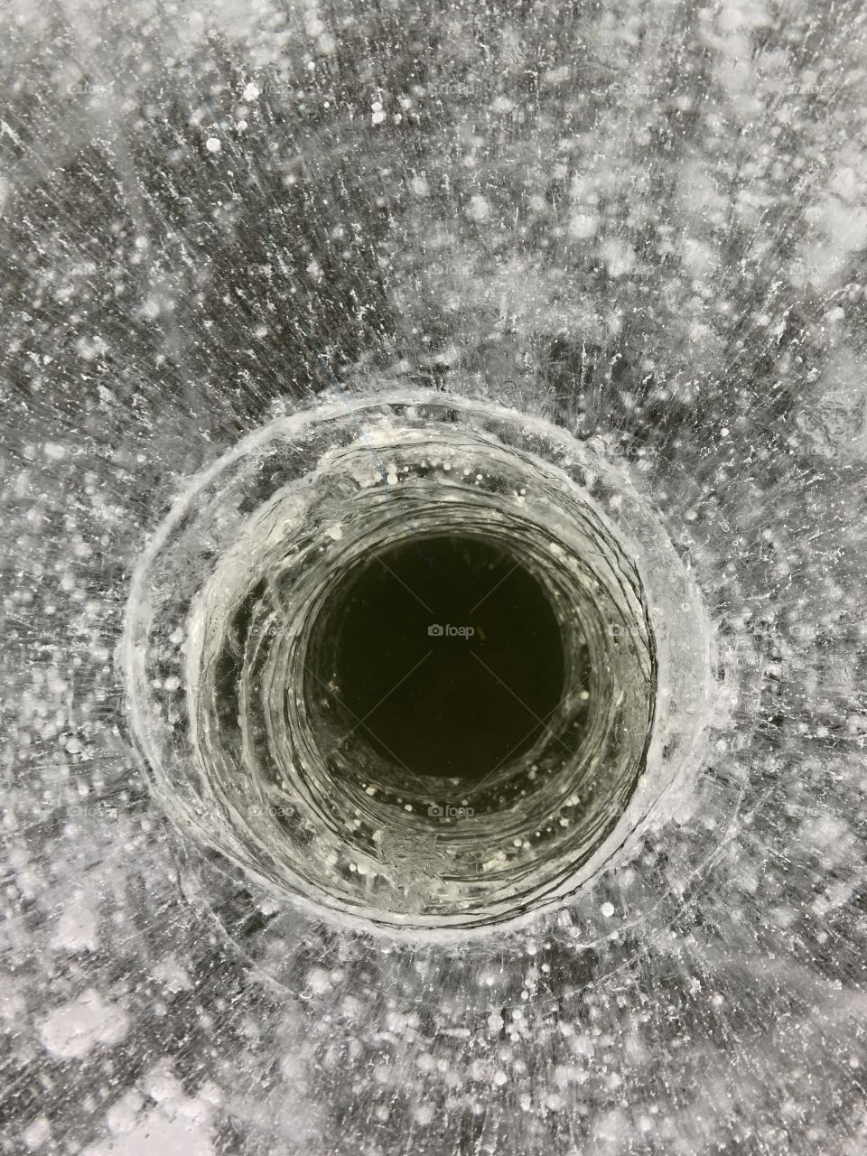 Hole in the ice 