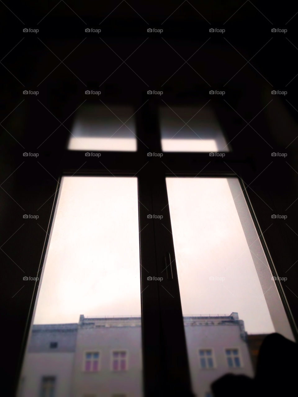 sky grey window by sickfede