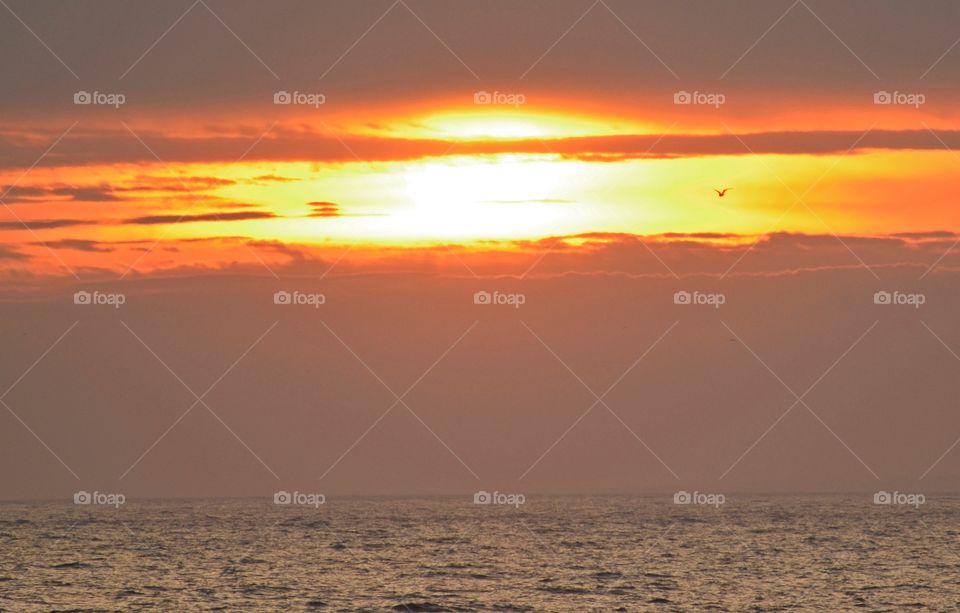 Dramatic sky over the sea, Sweden