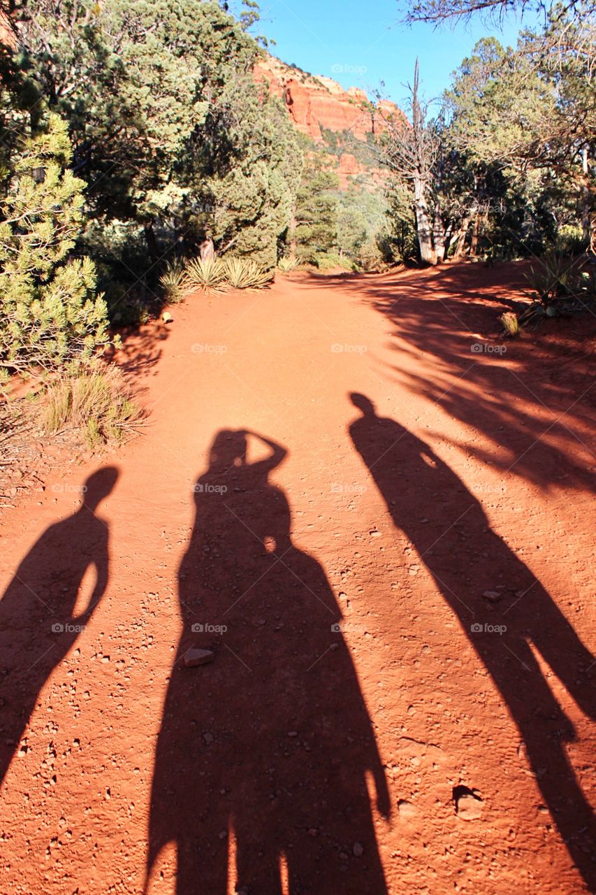 Hiking shadows