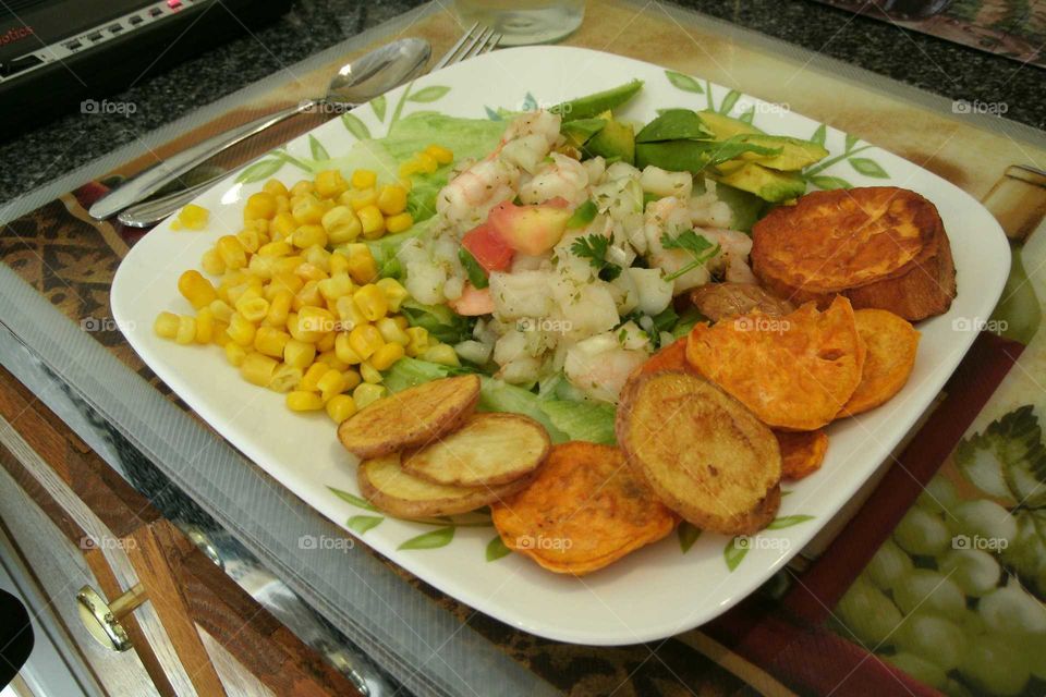 Ceviche dinner