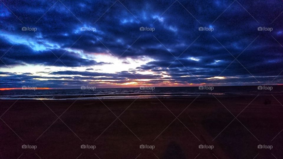 Blackpool sunset October 2017