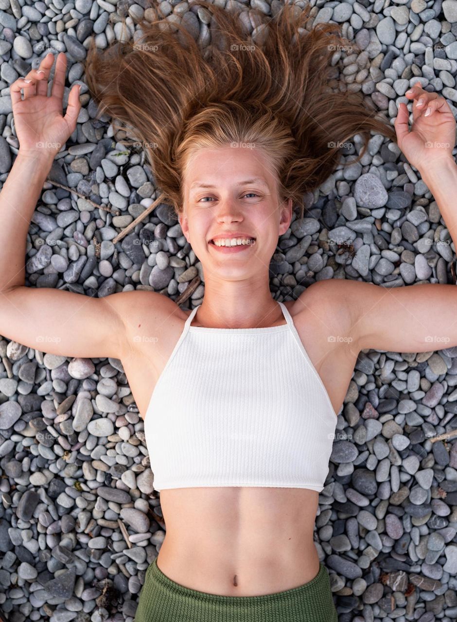 woman with natural skin