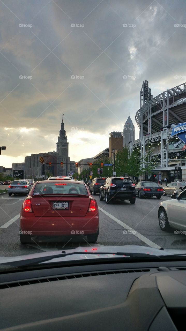 Cleveland. An evening trip into Cleveland 
