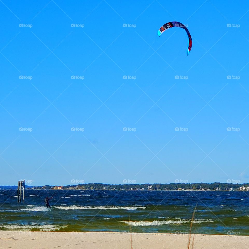 kite boarding