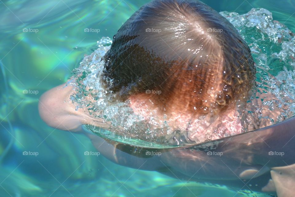 Below the water suface