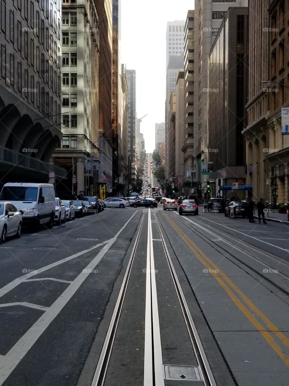 Busy Street in San Francisco
