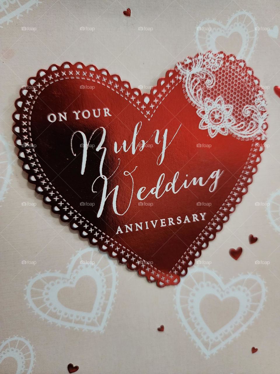 ruby anniversary ❤️