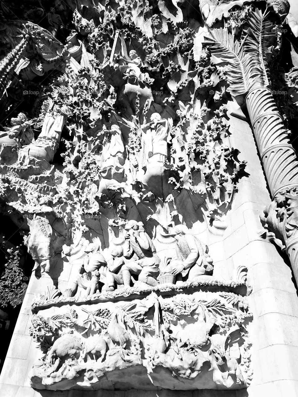 Sagrada Familia exterior column