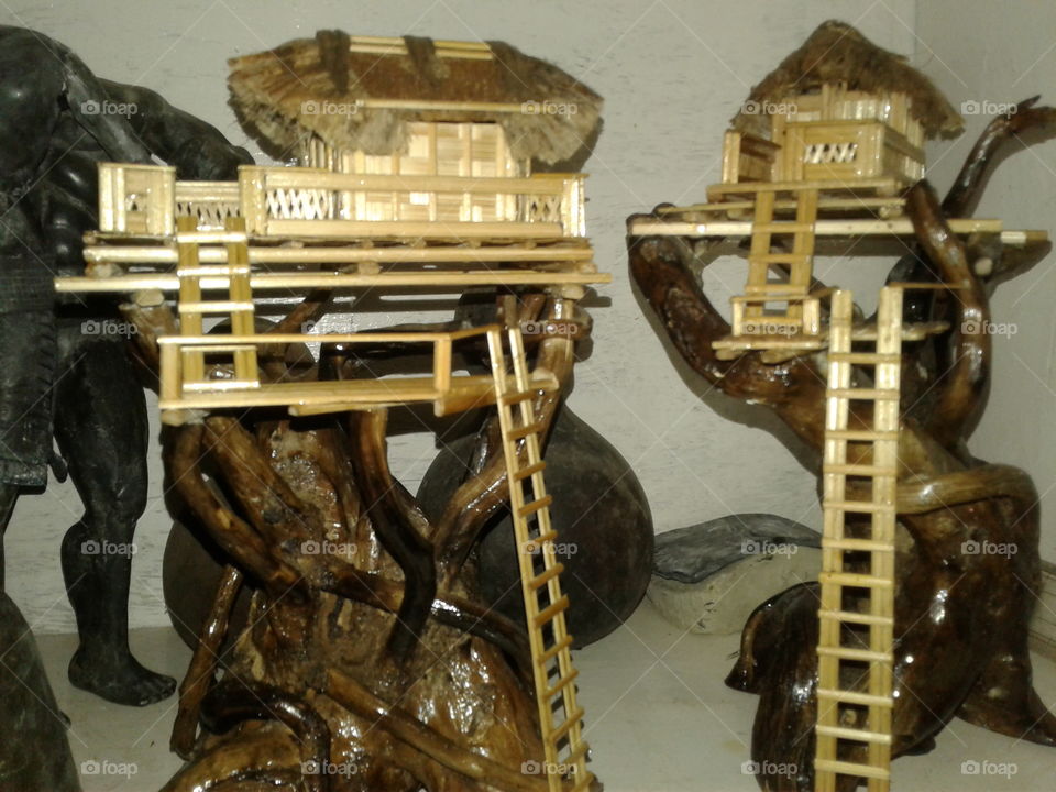 Handmade with bamboo