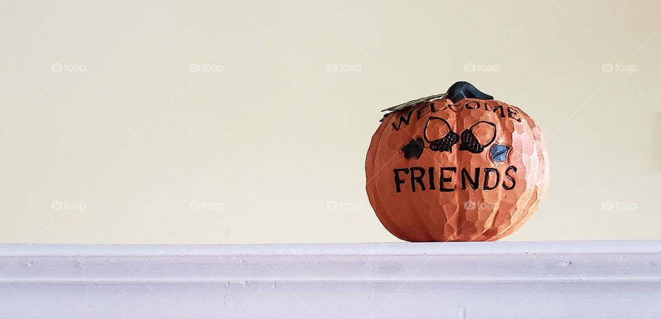 A friendly pumpkin