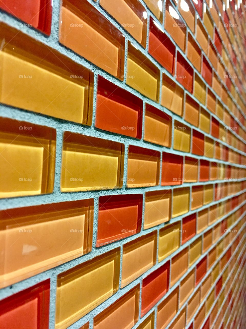 Orange tile