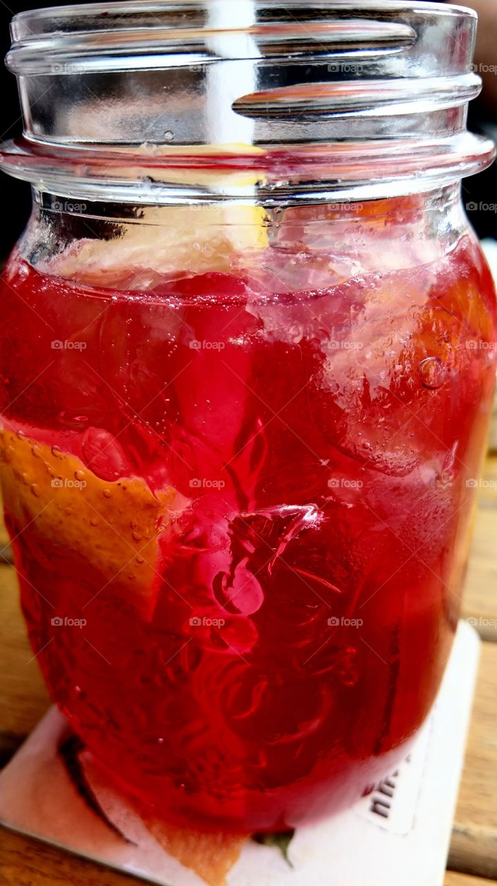 strawberry fresh drink for hot summer