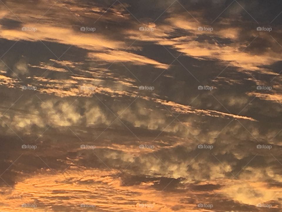 Clouds during the twilight 