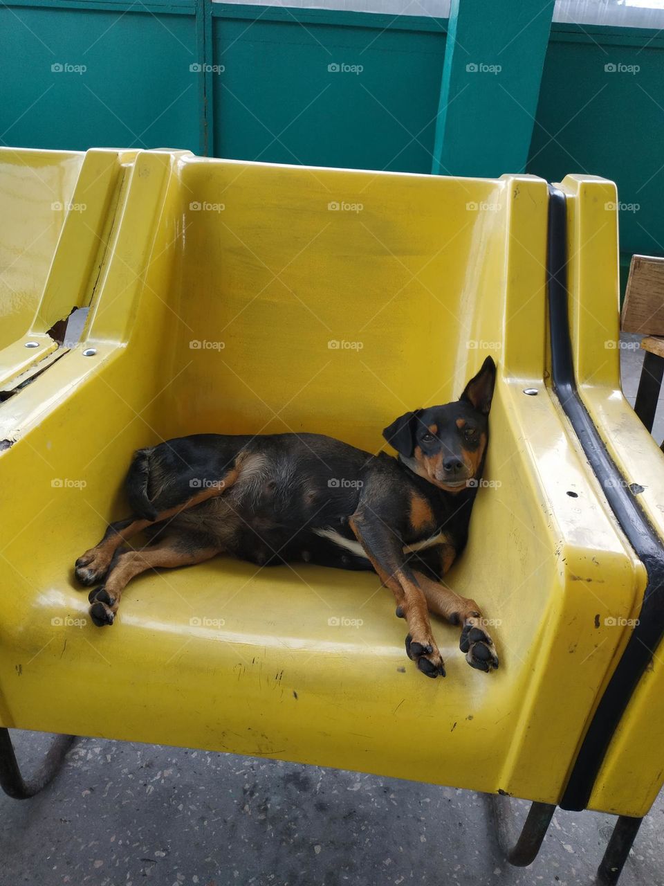 after a hard day's work