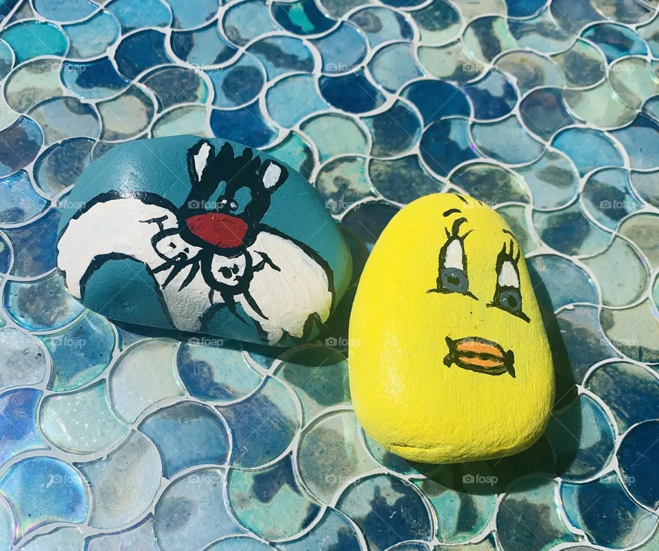 Painted rocks 