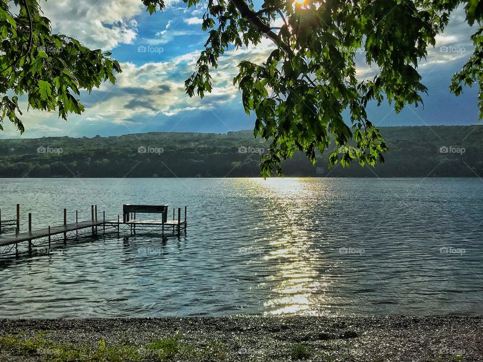 Keuka Lake after the storm