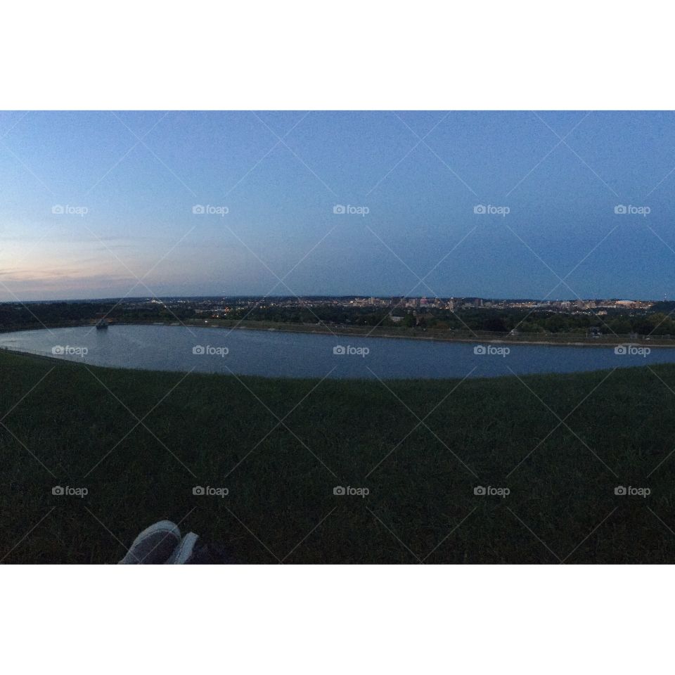 Landscape, Lake, Water, Beach, Sea