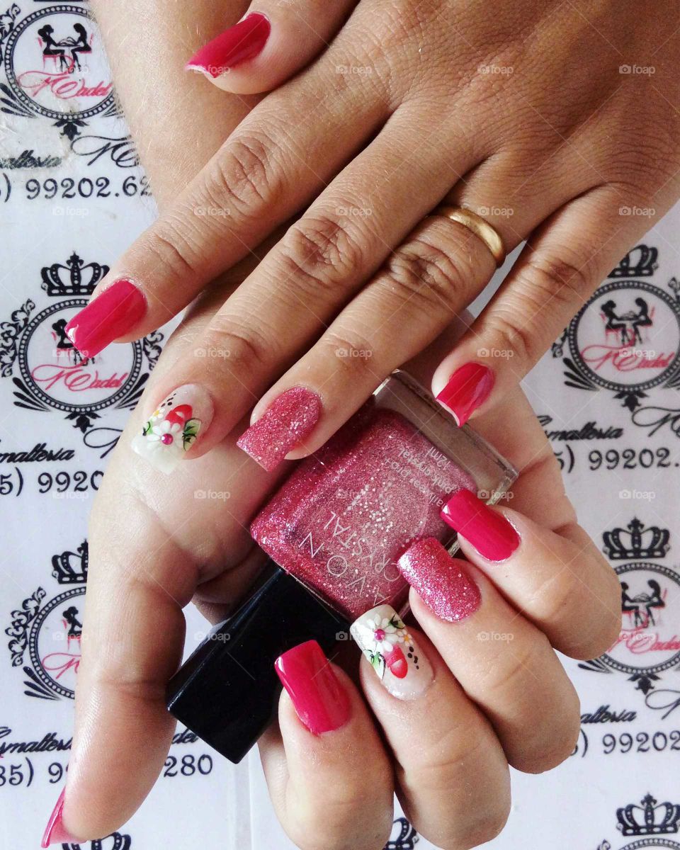 love nails pink 😍❤😘