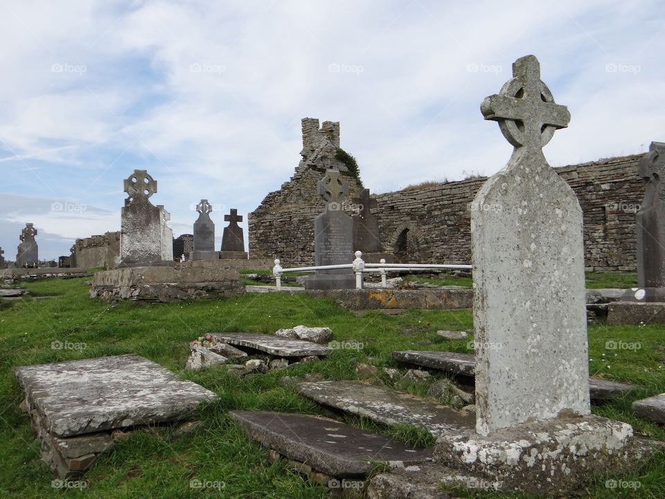 ireland church graveyard graves by kshapley