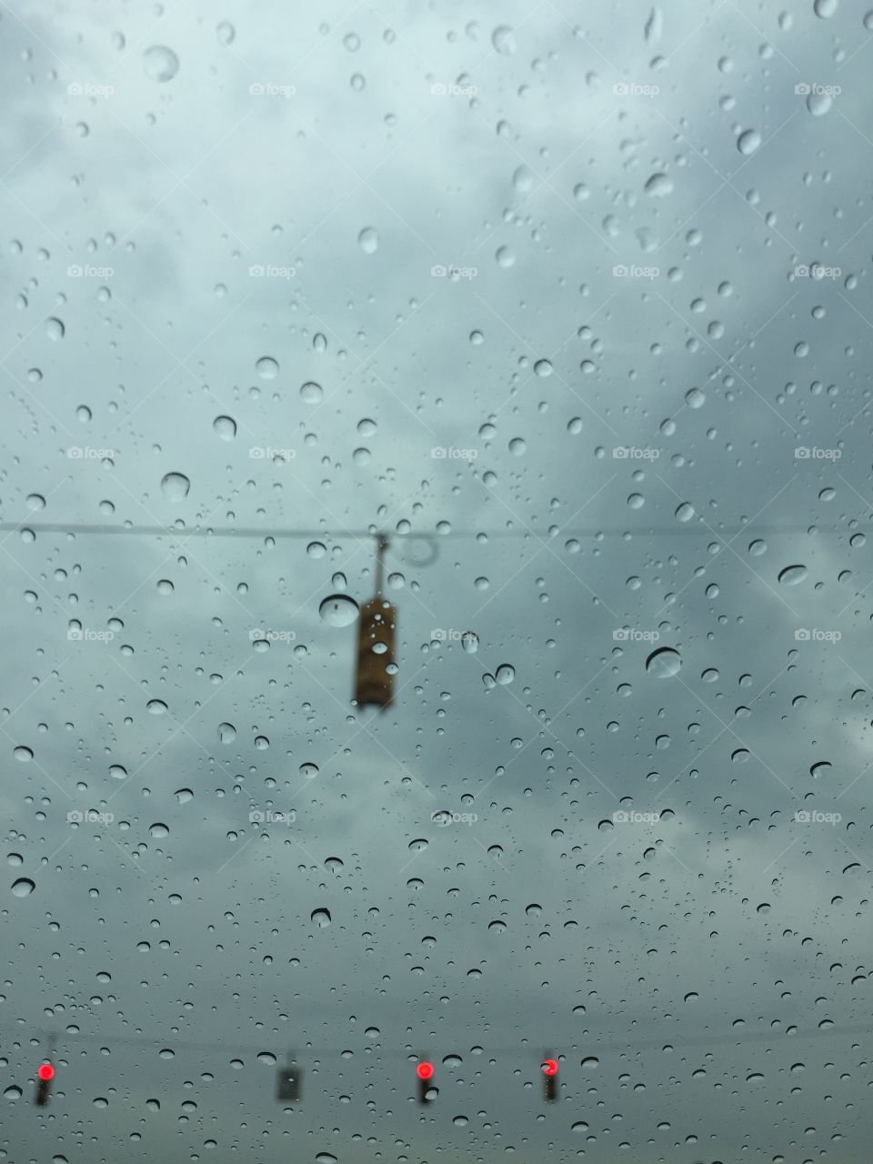 Rain on window 