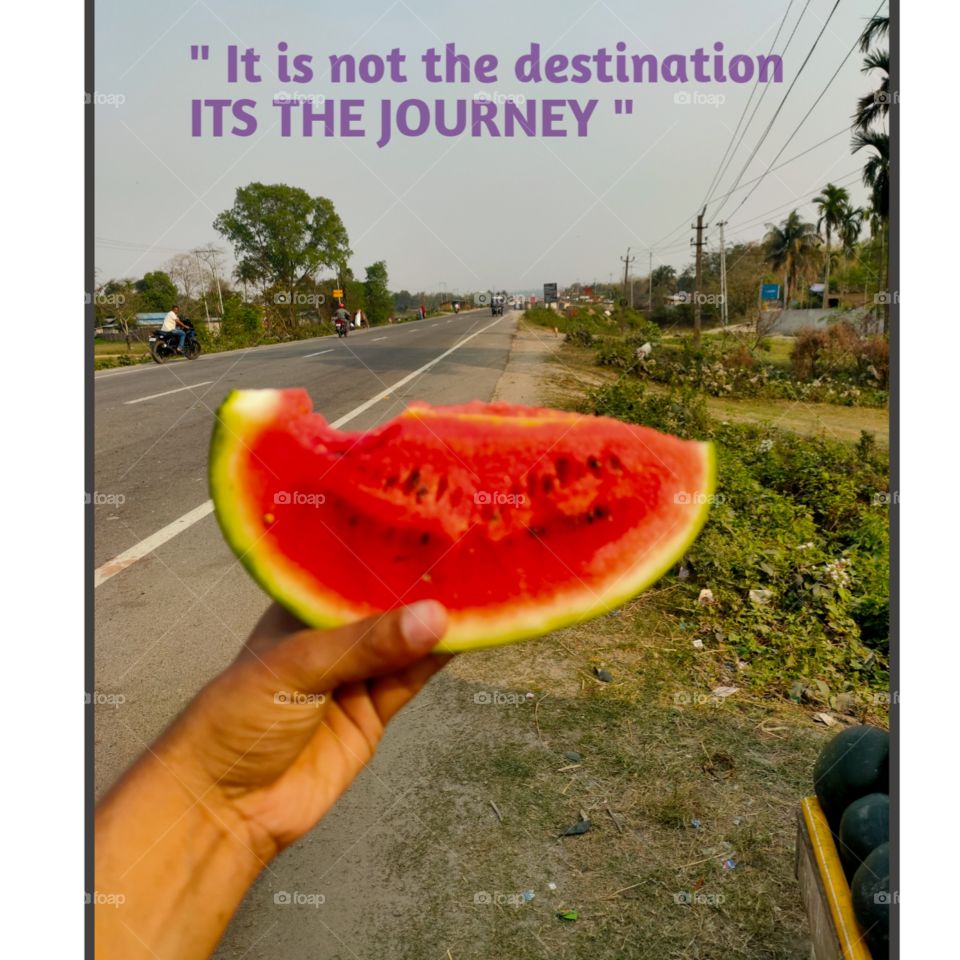 Watermelon | Road | journey | Destination |