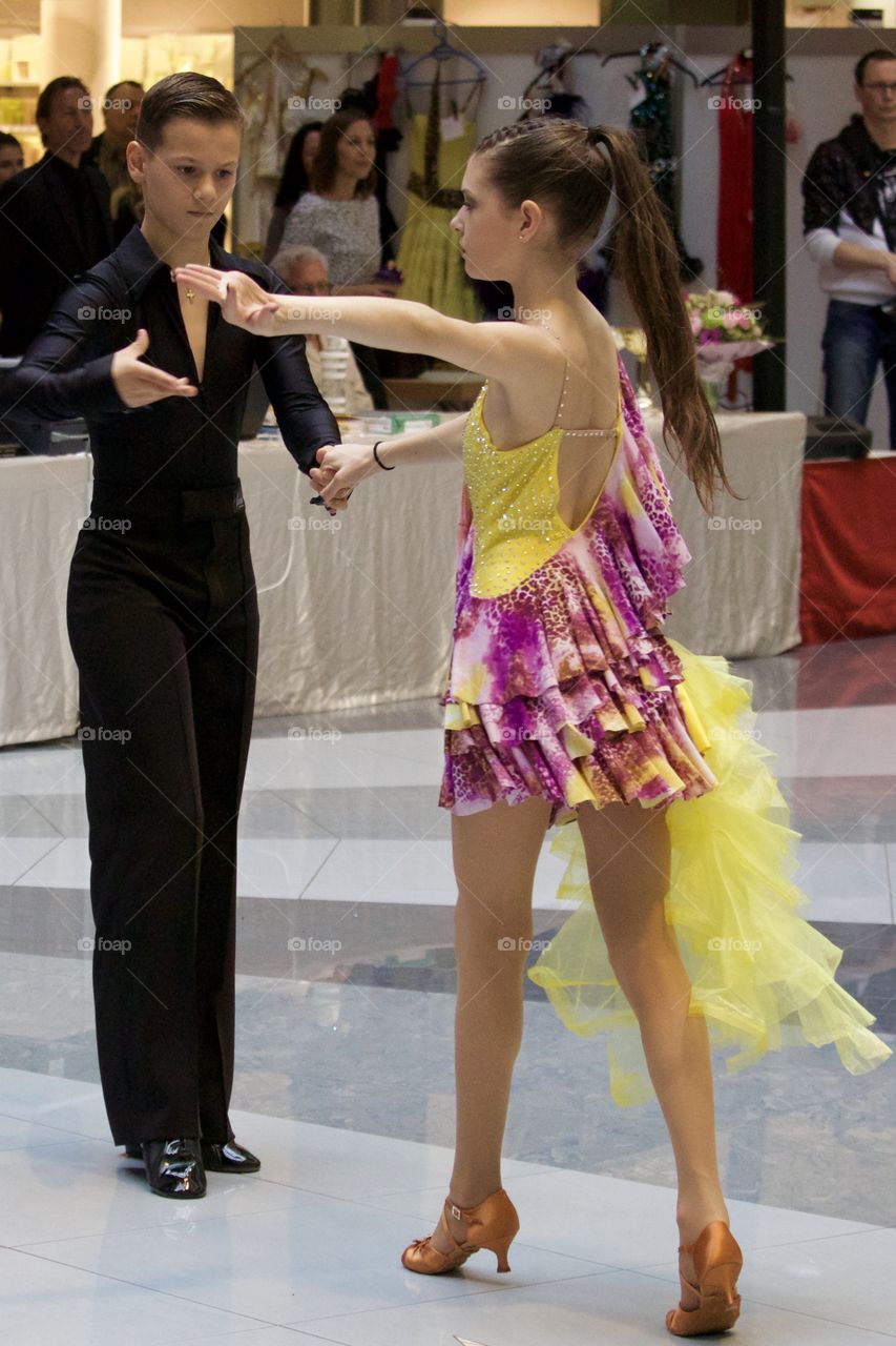 Dancers In Dance Contest