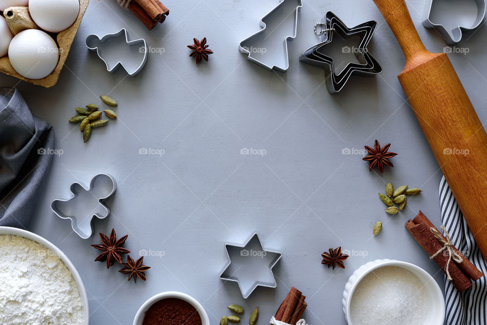 Christmas gingerbread cookies