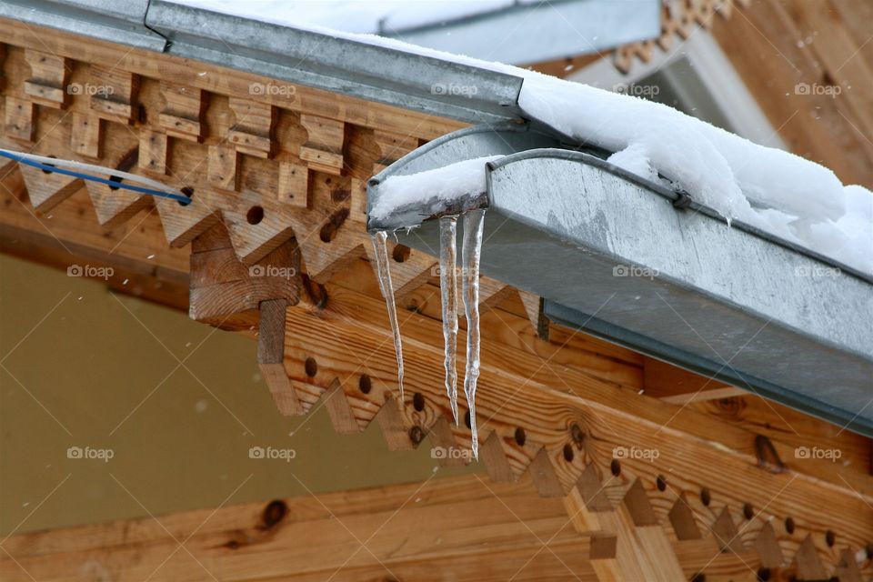 Winter icicles 