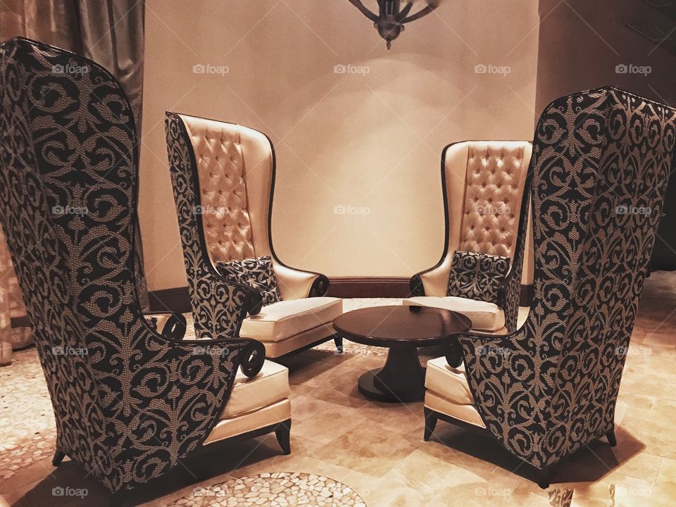 Alice and wonderland themed chairs 