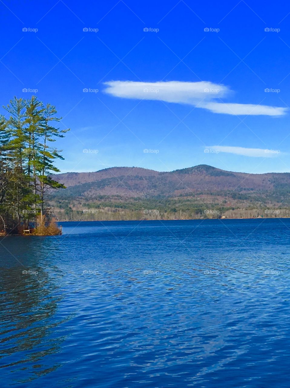 View from a lake house 