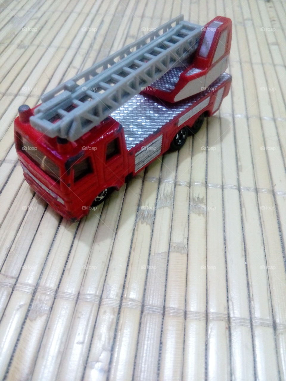 red fire truck