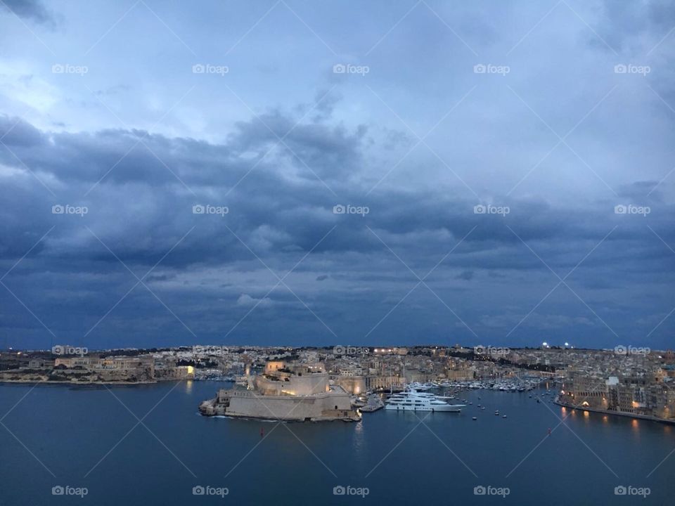 3 cities view from Valletta 