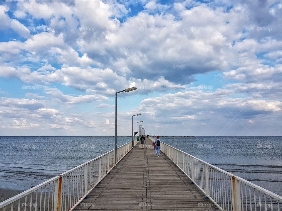 Clouds above